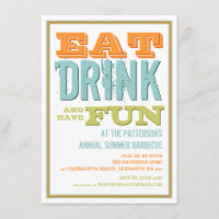 Eat, Drink en Fun op een zomerBBQ