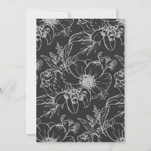 Eat drink en getrouwd Modern Rustic bruiloft Kaart (Achterkant)