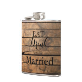 Eat Drink en huwelijk Heupfles (Links)