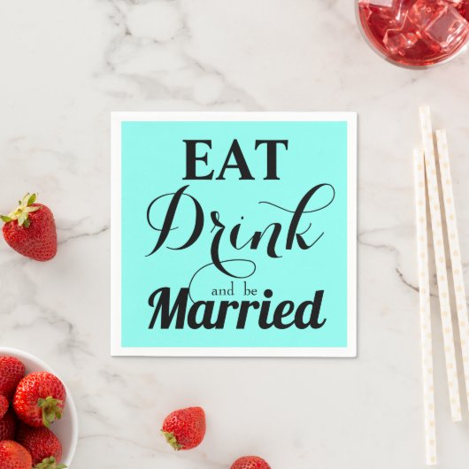 Eat Drink en huwelijk Servet (Insitu)