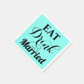 Eat Drink en huwelijk Servet (Hoek)