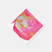 Eat Drink en huwelijk Servetten (Hoek)