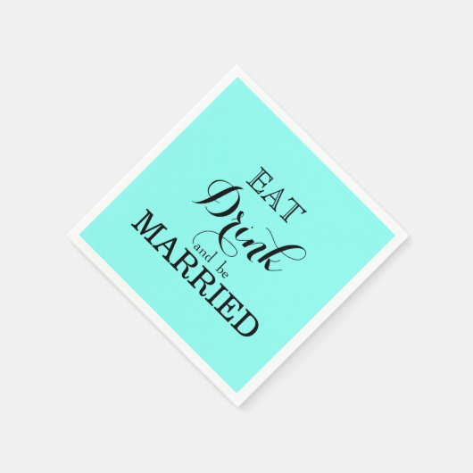 Eat Drink en huwelijk Servetten (Hoek)