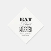 Eat Drink en huwelijk Servetten (Hoek)
