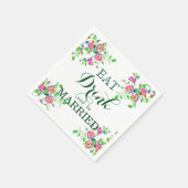 Eat Drink en huwelijk Servetten (Hoek)