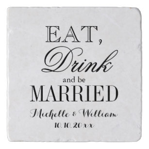 Eat drink en huwelijkscurve trivet