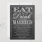 Eat, Drink en huwelijkshuwelijk Kaart (Voorkant)