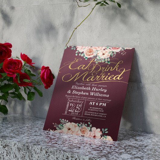 EAT-Drink en huwelijkshuwelijk Kaart