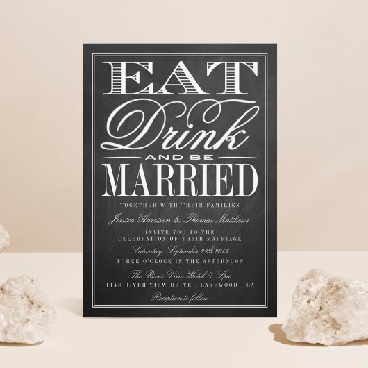 Eat, Drink en huwelijkshuwelijk Kaart