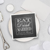 Eat, Drink en huwelijkshuwelijk Servetten