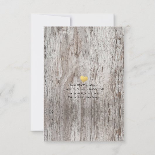 EAT-Drink en huwelijksweduwschap met houten schoot Kaart (Achterkant)