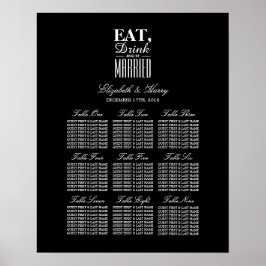 Eat, Drink en huwelijkszittingsschema Poster