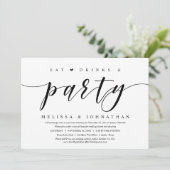 Eat, Drink en partij, weddenschap Kaart (Staand voorkant)