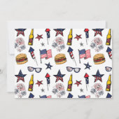 Eat, Drink en patriottisch op 4 juli Uitnodiging (Achterkant)