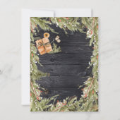 Eat, Drink en prettige kerstfeestdag Kaart (Achterkant)