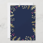 Eat, Drink en prettige kerstfeestdagen Kaart (Achterkant)