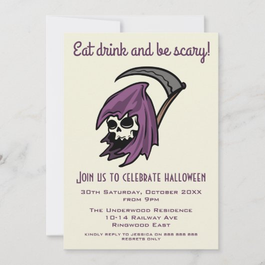 EAT-DRINK EN SCHADE KAART (Voorkant)