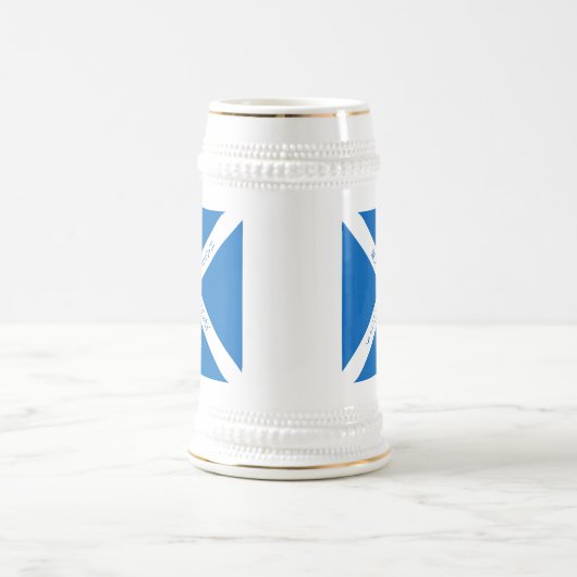 Eat Drink en Toast Robbie Burns Schotse vlag Bierpul (Center)