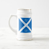 Eat Drink en Toast Robbie Burns Schotse vlag Bierpul (Links)