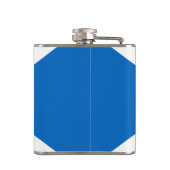 Eat Drink en Toast Robbie Burns Schotse vlag Heupfles (Achterkant)