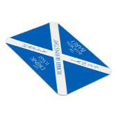 Eat Drink en Toast Robbie Burns Schotse vlag Magneet (Rechterzijde)