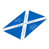 Eat Drink en Toast Robbie Burns Schotse vlag Magneet (Linkerzijde)