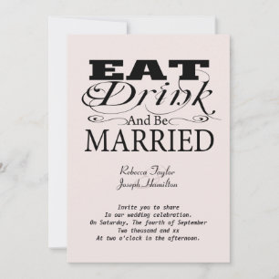 Eat Drink en trouwen Kaart