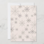 Eat Drink en wees eng Halloween-partijkaart Kaart (Achterkant)