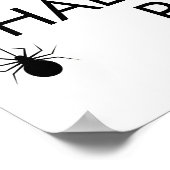 Eat Drink en wees eng Welkomstteken van halloween- Poster (Hoek)