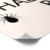 Eat Drink en wees eng Welkomstteken van halloween- Poster (Hoek)