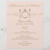 Eat Drink en wees getrouwd met Blush en Antiek bru (Voorkant)