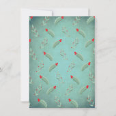 Eat Drink en wees getrouwd met een kerstcadeau Kaart (Achterkant)