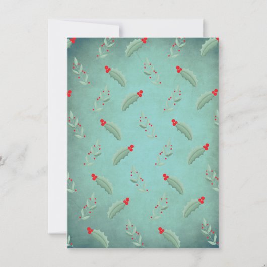 Eat Drink en wees getrouwd met een kerstcadeau Kaart (Achterkant)