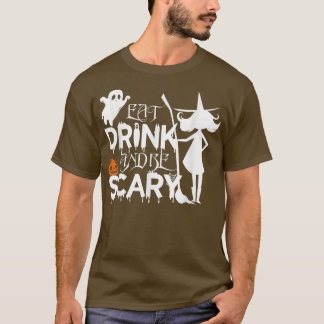 Eat Drink en wees grappig eng op 30 oktober, grapp T-shirt