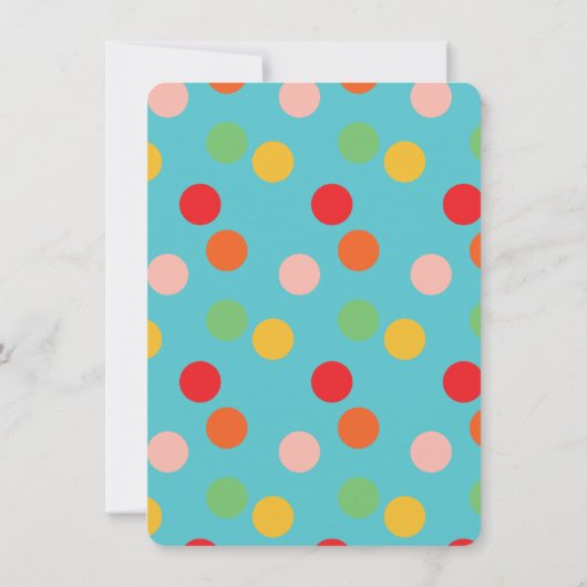 Eat Drink en wees lomp kerstfeestdag Kaart (Achterkant)