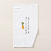 "Eat, Drink, en wees Merry, voor Morgen Diet" Handdoek (Handdoek)