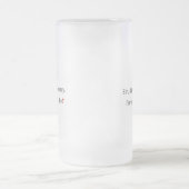 "Eat, Drink, en wees Merry, voor Morgen Diet" Matglas Bierpul (Center)