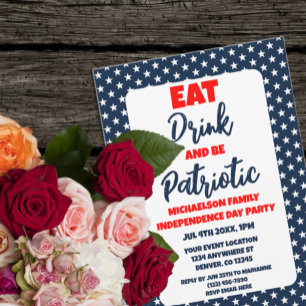 Eat Drink en wees patriottisch op 4 juli Kaart