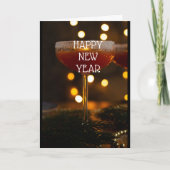 EAT-DRINK EN ZEER MEERDERE NIEUWE JAAR KARTKAART FEESTDAGEN KAART (Voorkant)