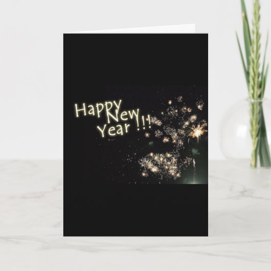 EAT-DRINK EN ZEER NIEUW JAAR ZIJN FEESTDAGEN KAART (Voorkant)