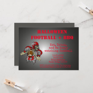 Eat, Drink en zijn eng Halloween BBQ Uitnodiging