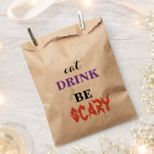 EAT Drink en zijn eng Halloween Bedankzakje (Geknipt)