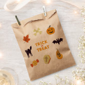 EAT-Drink en zijn eng Halloween Favor Bag Bedankzakje (Geknipt)