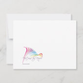 Eat Drink en zijn eng Halloween Party Invitation Kaart (Achterkant)