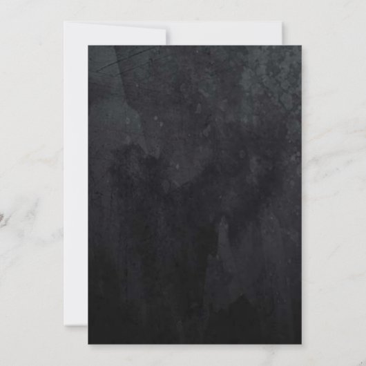 Eat Drink en zijn eng Halloween Party  Kaart (Achterkant)