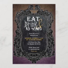 Eat Drink en zijn eng Halloween Party Kaart
