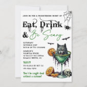 Eat Drink en zijn eng Halloween Party Kaart (Voorkant)