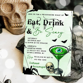 Eat Drink en zijn eng Halloween Party Kaart