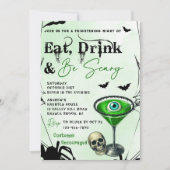 Eat Drink en zijn eng Halloween Party Kaart (Voorkant)
