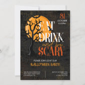 Eat Drink en zijn eng Halloween Party Kaart (Voorkant)